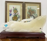 Cá Chép Rồng-Cá Chép Tài Lộc Ngọc Onyx Trắng